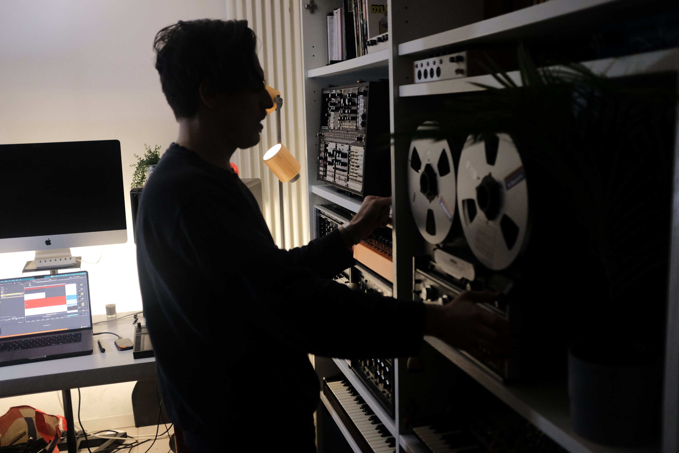 Francesco in his studio