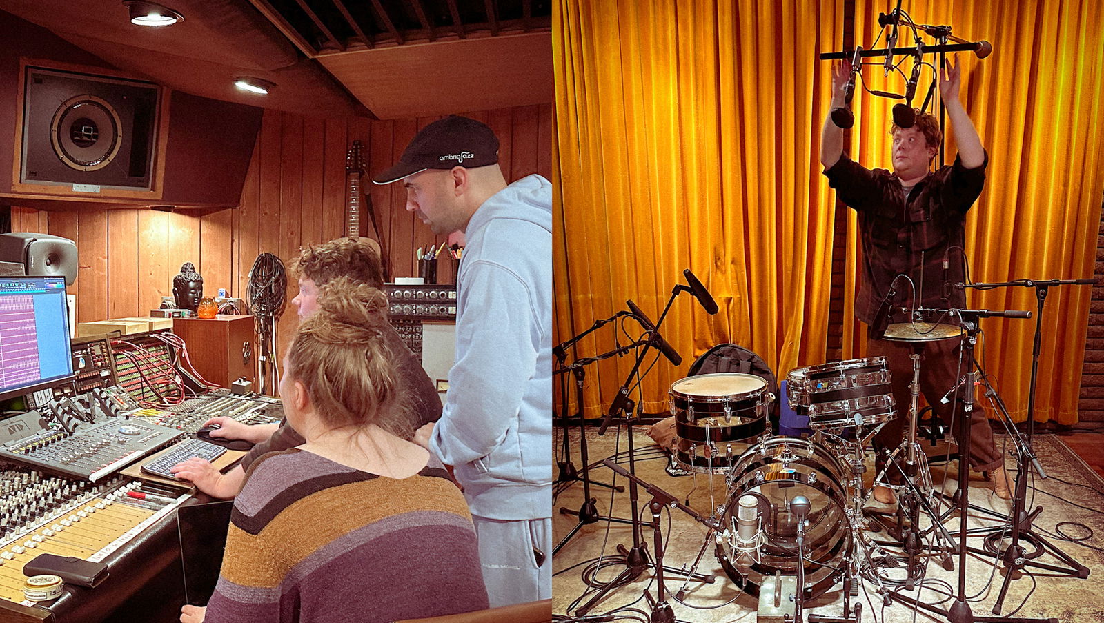 Audio technician Jonas Lindström joined us the whole week